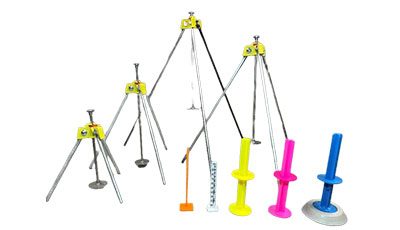 Collection de piges pour chapes